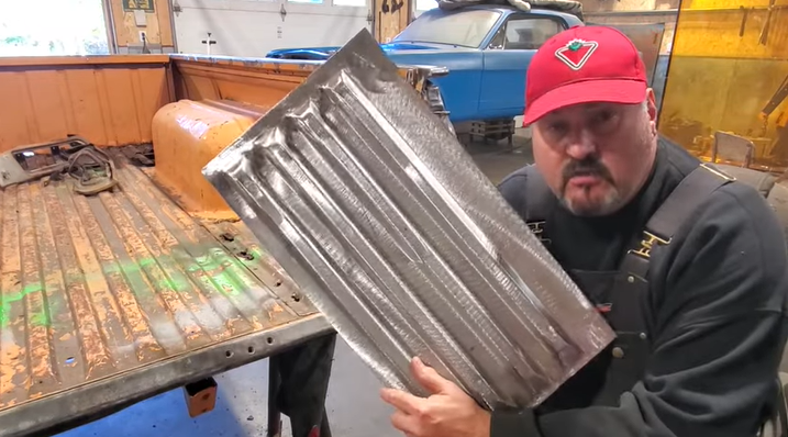 Sheet Metal Tech: Fitzee Shows Us How To Make Truck Bed Floor Panels With Simple Tools You Have